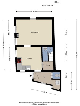 Floorplan - Akkerstraat 2, 5298 CN Liempde
